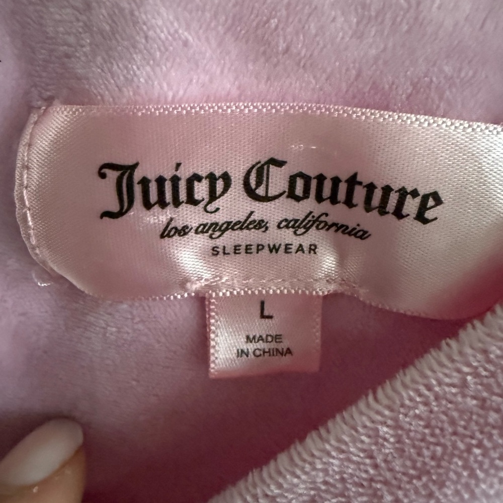 Juicy Couture Pink Sleepwear Top with Black Logo - Picture 3 of 6